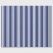 Papier Cadeau Rayé bleu (Plat)