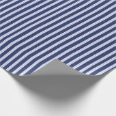 Papier Cadeau Rayé bleu (Coin)
