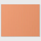 Papier cadeau rayé couleur Mango Tango (Plat)