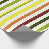 Papier cadeau rayé de couleur (Coin)