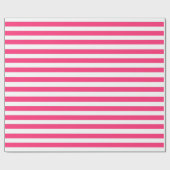 Papier Cadeau Rayé rose (Plat)