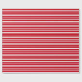 Papier Cadeau Rayé rouge (Plat)