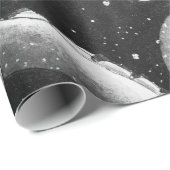 Papier Cadeau Rayon de la lune de Tentacles (Coin rond)