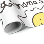 Papier Cadeau Rayon De Soleil (Coin rond)