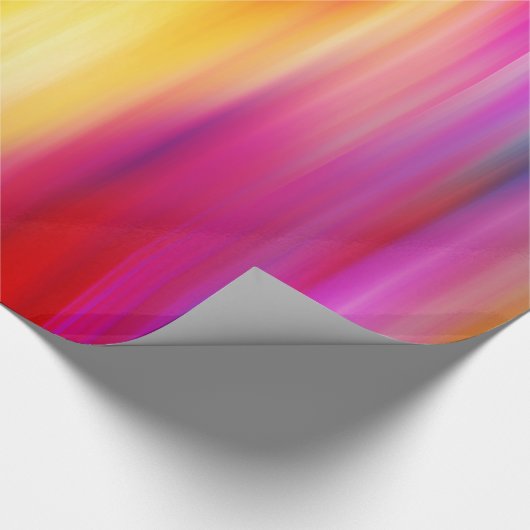 Papier Cadeau Rayons colorés vibrants (Coin)