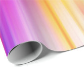 Papier Cadeau Rayons colorés vibrants (Coin rond)