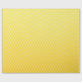 Papier Cadeau Rayons d'abeille (Plat)