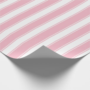 Papier Cadeau Rayure blanche classique de cru de rayure