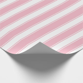 Papier Cadeau Rayure blanche classique de cru de rayure