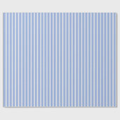 Papier Cadeau Rayure Bleue Pastel (Plat)