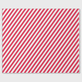 Papier Cadeau Rayure Bonbon de Noël (Plat)