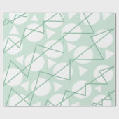 Papier Cadeau Rayure Chevron Géométrique (Plat)