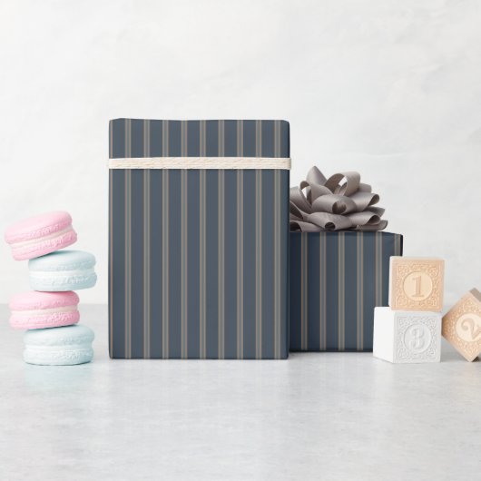 Papier Cadeau Rayure Classique (Baby Shower)