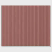 Papier Cadeau Rayure Classique en Rouge (Plat)