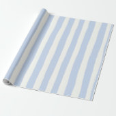 Papier Cadeau Rayure classique peinte à la main sur le thème côt (Déroulé)
