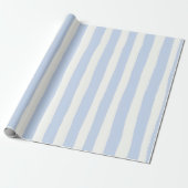 Papier Cadeau Rayure classique peinte à la main sur le thème côt (Déroulé)