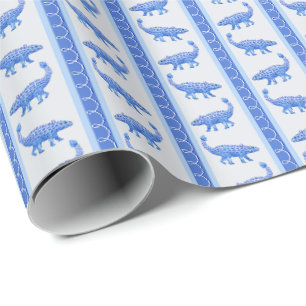 Papier Cadeau Rayure d'Ankylosaurus