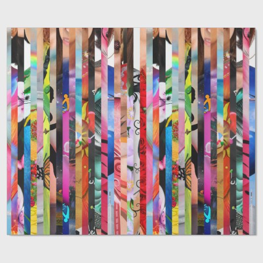 Papier Cadeau Rayure de 22 survivants - papier d'emballage (Plat)