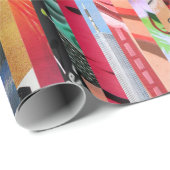 Papier Cadeau Rayure de 22 survivants - papier d'emballage (Coin rond)