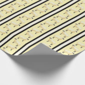 Papier Cadeau Rayure de mouton  (Coin)