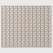 Papier Cadeau Rayure de sanglier (Plat)
