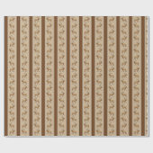 Papier Cadeau Rayure d'élan (Plat)