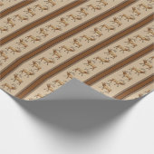 Papier Cadeau Rayure d'élan (Coin)