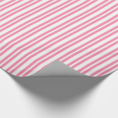 Papier Cadeau Rayure inégale #2 Rayure blanche (Coin)