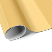 Papier Cadeau Rayure jaune canari de Dijon (Coin rond)