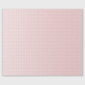 Papier Cadeau Rayure rouge aquarelle (Plat)