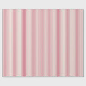Papier Cadeau Rayure ruban cramoisi (Plat)