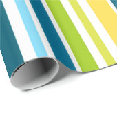 Papier Cadeau Rayures (Coin rond)