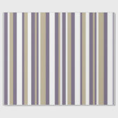 Papier Cadeau Rayures (Plat)