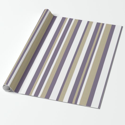 Papier Cadeau Rayures (Déroulé)