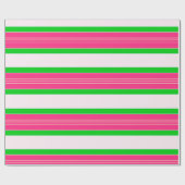 Papier Cadeau Rayures (Plat)