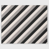 Papier Cadeau Rayures (Plat)