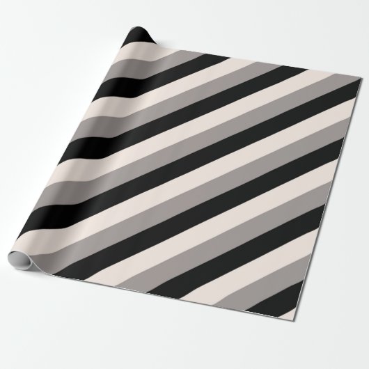 Papier Cadeau Rayures (Déroulé)