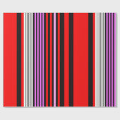 Papier Cadeau rayures (Plat)