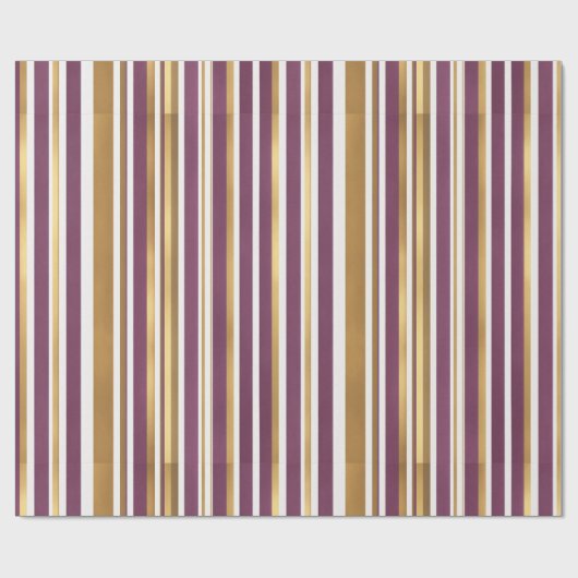 Papier Cadeau rayures (Plat)