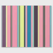 Papier Cadeau Rayures (Plat)