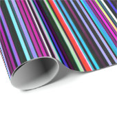 Papier Cadeau rayures (Coin rond)