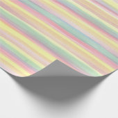 Papier Cadeau Rayures arc-en-ciel (Coin)