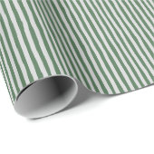 Papier Cadeau Rayures bancales vert et gris clair (Coin rond)
