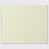 Papier Cadeau Rayures beige et vert gris clair (Plat)