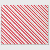 Papier Cadeau Rayures blanches et rouge-foncé de diagonale de (Plat)