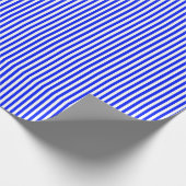 Papier Cadeau Rayures Bleu Clair et Blanc (Coin)
