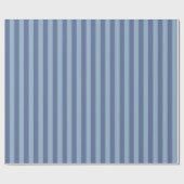 Papier Cadeau Rayures Bleu foncé et Bleu clair (Plat)