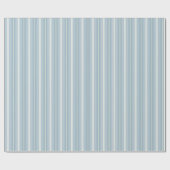 Papier Cadeau Rayures Bleu-Grises (Plat)
