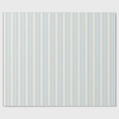 Papier Cadeau Rayures bleues et grises en pastel (Plat)