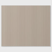 Papier Cadeau Rayures Brown et bronzages (Plat)